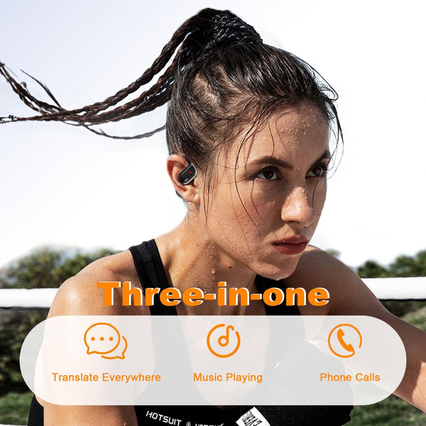 Ai Translation Earbuds Real Time,144 Language Translator Earbuds, Translating Earbuds, Bluetooth Headphones Translation Language Device for iPhone and Android Ear Bud Translator Travel Business