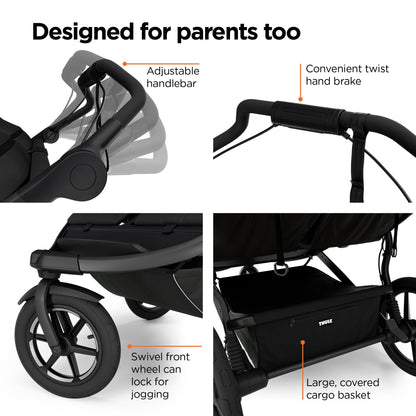 Thule Urban Glide 3 Double, Black