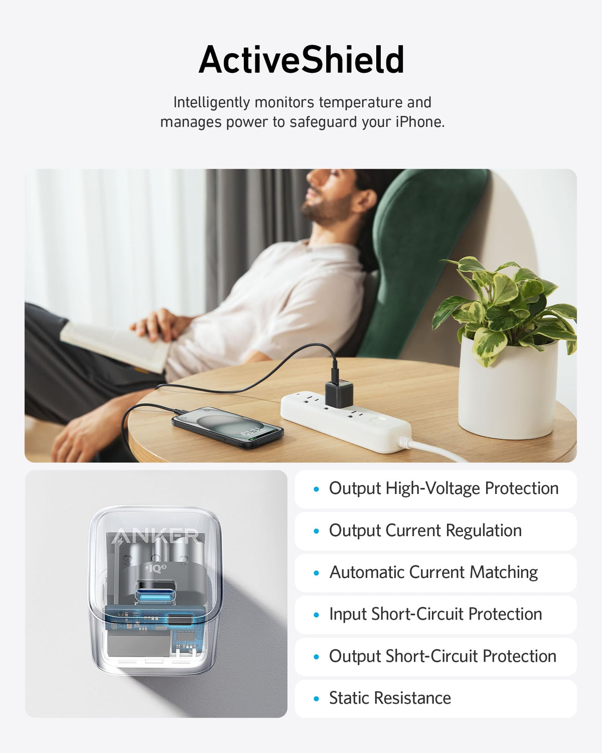 Anker USB C Charger Block 20W, 511 Charger (Nano Pro), PIQ 3.0 Compact Fast Charger for iPhone 16/16 Plus/16 Pro/16 Pro Max, 15 Series, Galaxy, Pixel 4/3, iPad (2 Pack & 2 Cable)