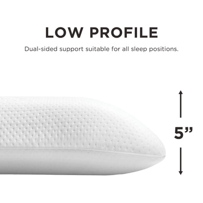 Tempur-Pedic Memory Foam Symphony Pillow Luxury Soft Feel, Standard, White