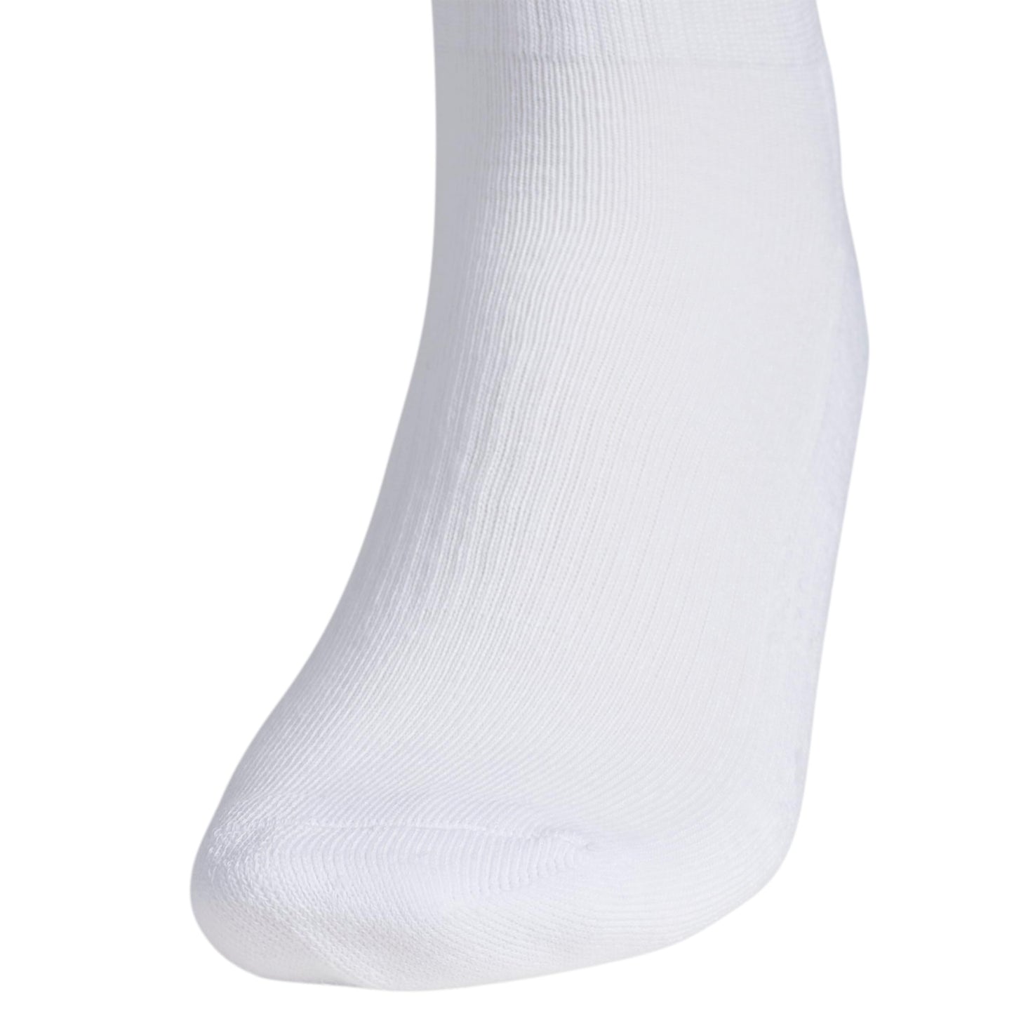 adidas 6-Pack, Athletic Cushioned Quarter Ankle Socks for Men with Arch Support, White/Black, Large