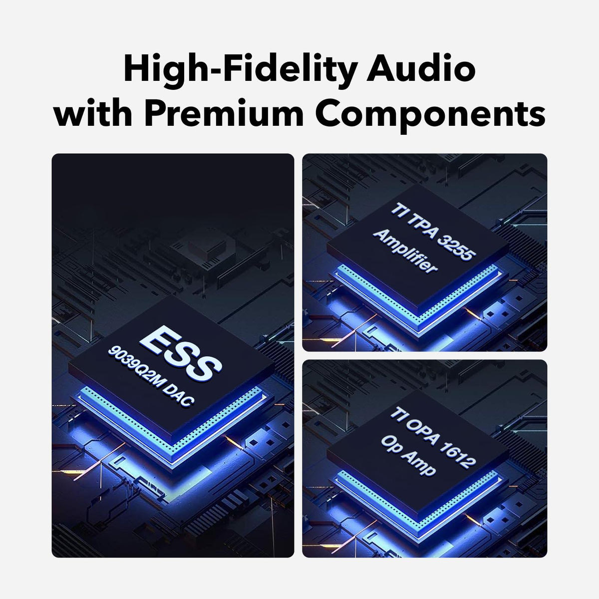 WiiM Vibelink Amp | 100W Power Amplifier with Premium ESS 9039Q2M DAC and TI TPA3255 | Compatible with WiiM Mini, Pro, Pro Plus, and Ultra | RCA, Coax, and Optical Inputs | Space Gray