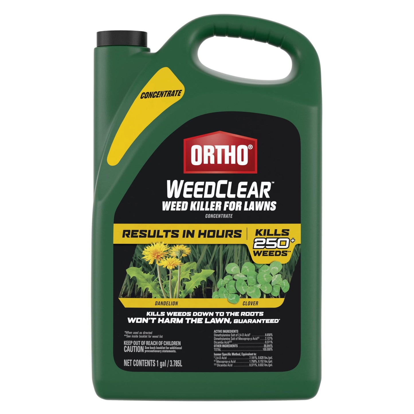 Ortho WeedClear Weed Killer for Lawns Concentrate, Kills Dandelion and Clover, 1 gal.