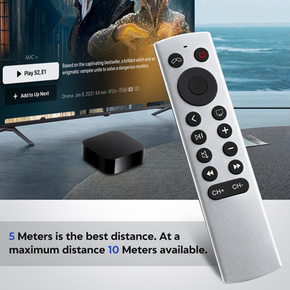 Replacement for Apple-TV-4K-Remote, Remote Control for Apple TV 4K/HD (NOT Siri and Voice)