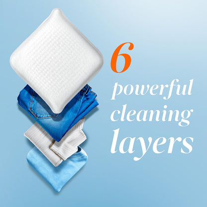 Tide evo Free & Gentle Laundry Detergent Tiles, Fragrance-Free, 40 Medium Sized Loads, Easy to Use, Safe for All Machines and Water Conditions