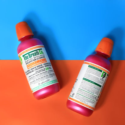 TheraBreath Anticavity Fluoride Mouthwash, Sparkle Mint, Dentist Formulated, 16 Fl Oz (2-Pack).