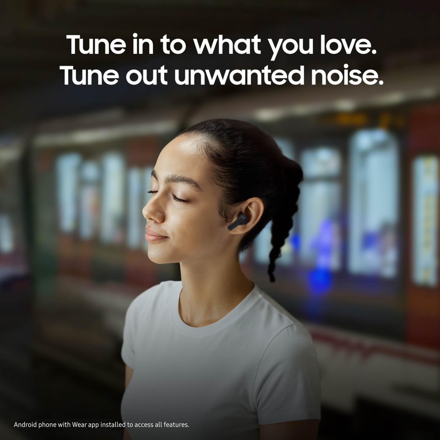 SAMSUNG Galaxy Buds 3 FE (2025) True Wireless Bluetooth Earbuds, Active Noise Cancellation, Powerful Sound, Clear Calls, Long Lasting Battery, Hands Free AI, Black [US Version, 2 Year Warranty]