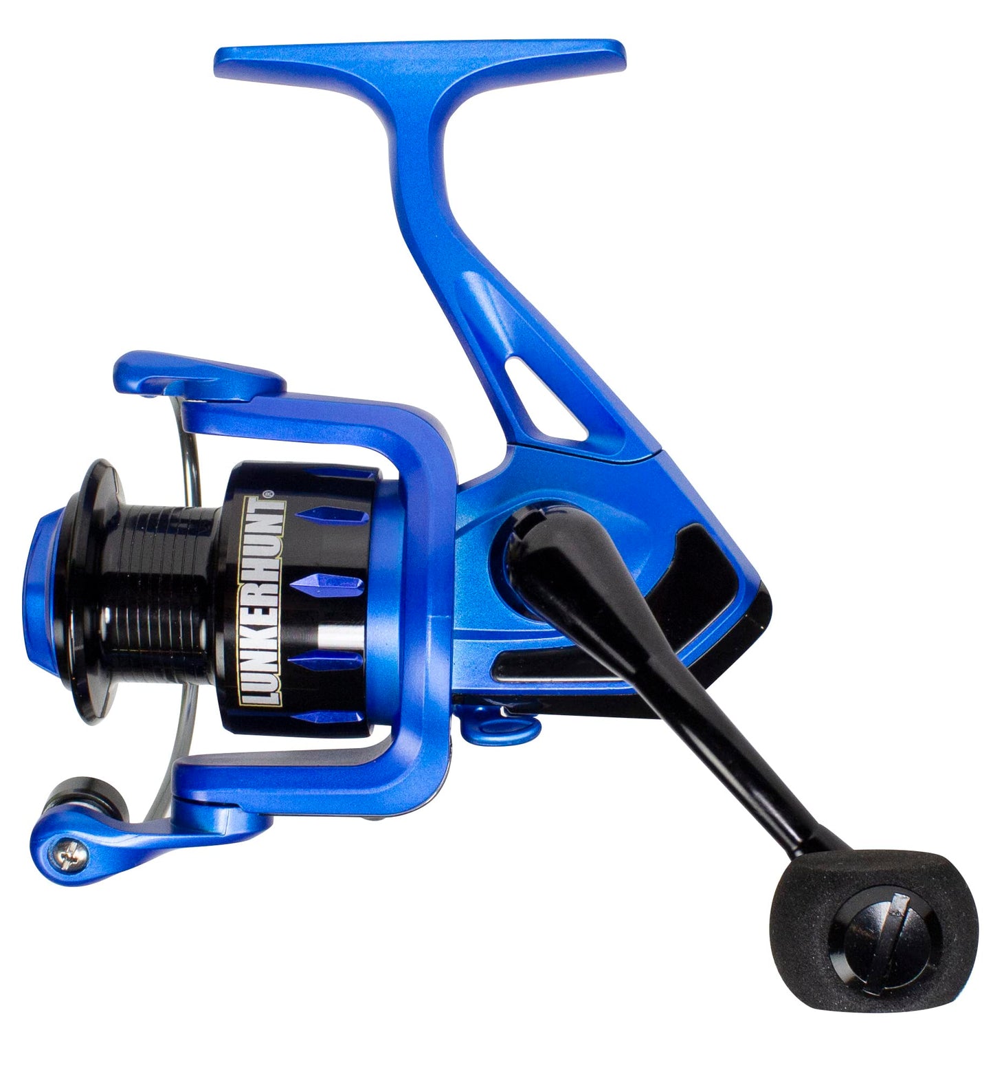 Lunkerhunt AUX Spinning Rod and Reel Combo | Fishing Rod Combo 7ft (Blue)