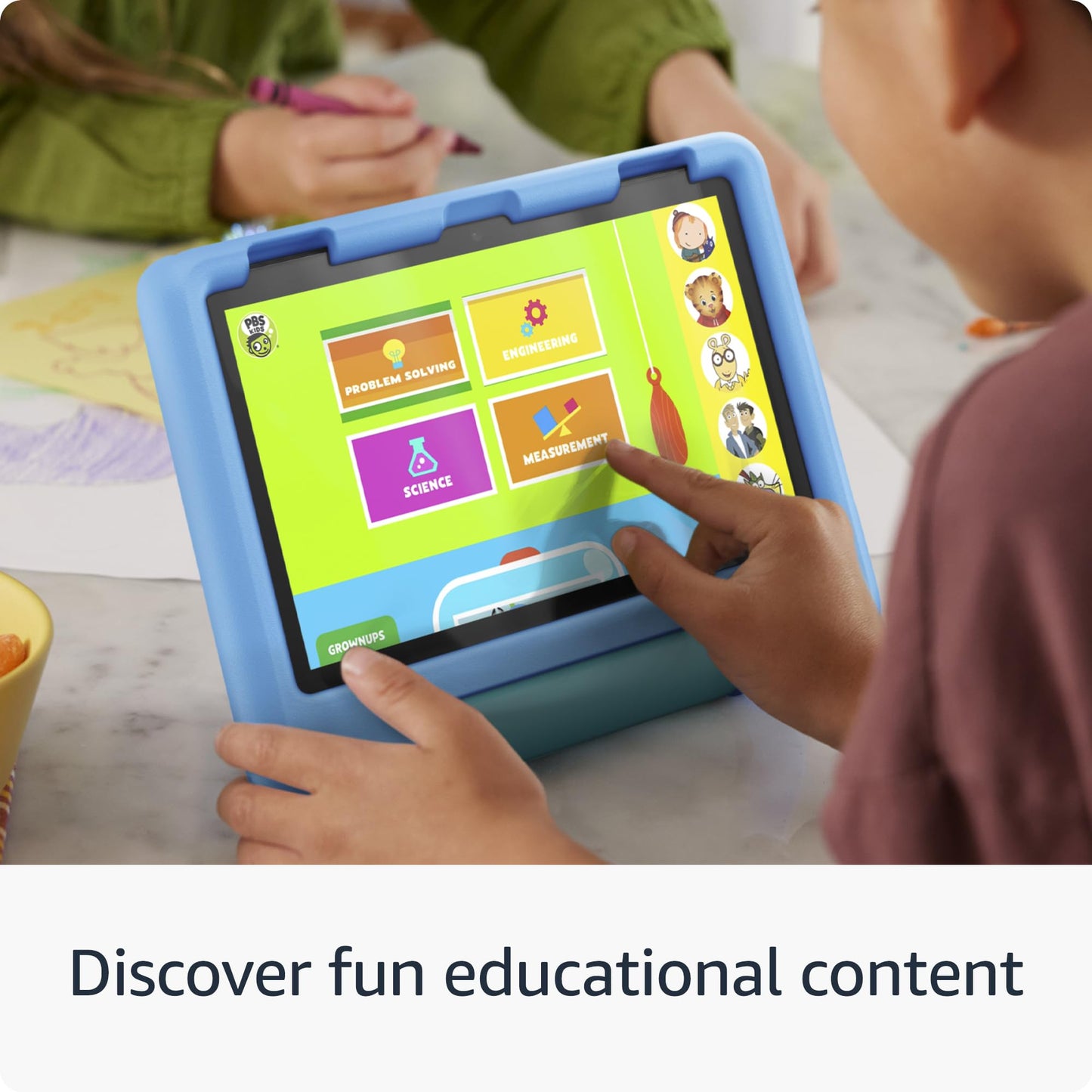 Amazon Fire HD 8 Kids tablet Stylus Bundle — Bundle includes Amazon Fire HD 8 Kids tablet, 32GB, Grape & Purple Stylus