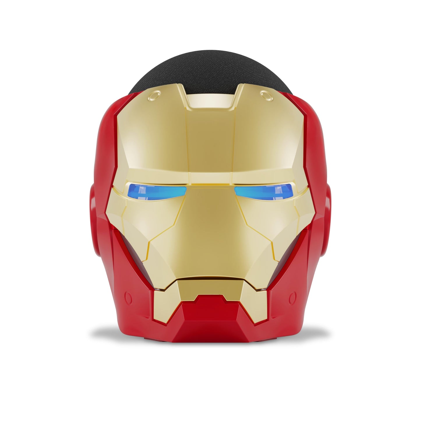 Echo Bundle: Echo Dot (5th Gen, 2022 release) | Charcoal and Limited Edition Marvel Iron Man Stand