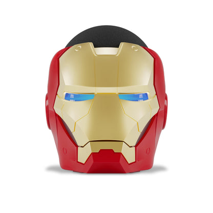 Echo Bundle: Echo Dot (5th Gen, 2022 release) | Charcoal and Limited Edition Marvel Iron Man Stand