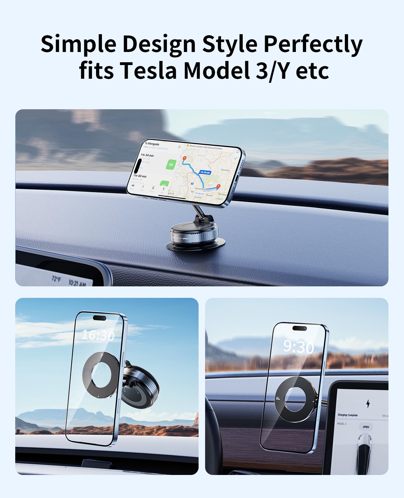 DKGEVEAO for Magsafe Car Mount,Magnetic Phone Holder with Suction Cup,Car Mount for iPhone 17 16 Pro Max,Phone Holders for Your Car Magnetic