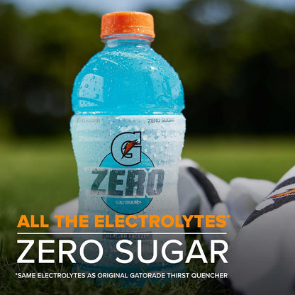 Gatorade G Zero Sports Drink, Fruit Punch, Orange, Grape Variety Pack, 12 Fl Oz (Pack of 18)