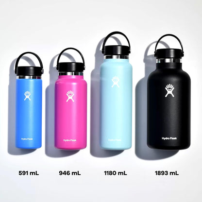 Hydro Flask Wide Flex Cap Black 64 Oz