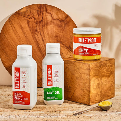 Bulletproof Coconut Brain Octane C8 MCT Oil, 16 Ounces, Premium Keto Supplement for Sustained Energy and Fewer Cravings, Brain and Body Fuel, Unflavored, Add to Coffee and Smoothies