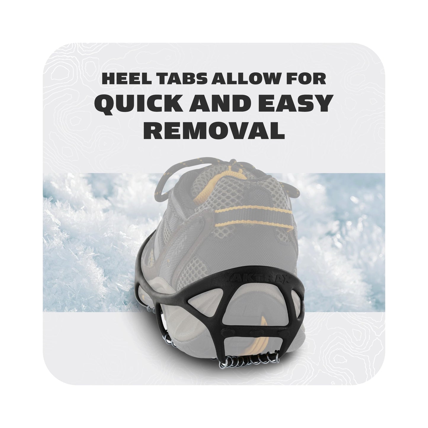 Yaktrax Walk Traction Cleats for Walking on Snow and Ice (1 Pair), Medium