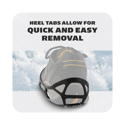 Yaktrax Walk Traction Cleats for Walking on Snow and Ice (1 Pair), Medium