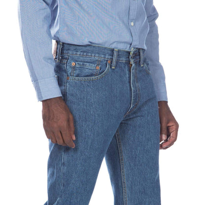 Levi's Men's 505 Regular Fit Jeans (Also Available in Big & Tall), Medium Stonewash, 32W x 32L