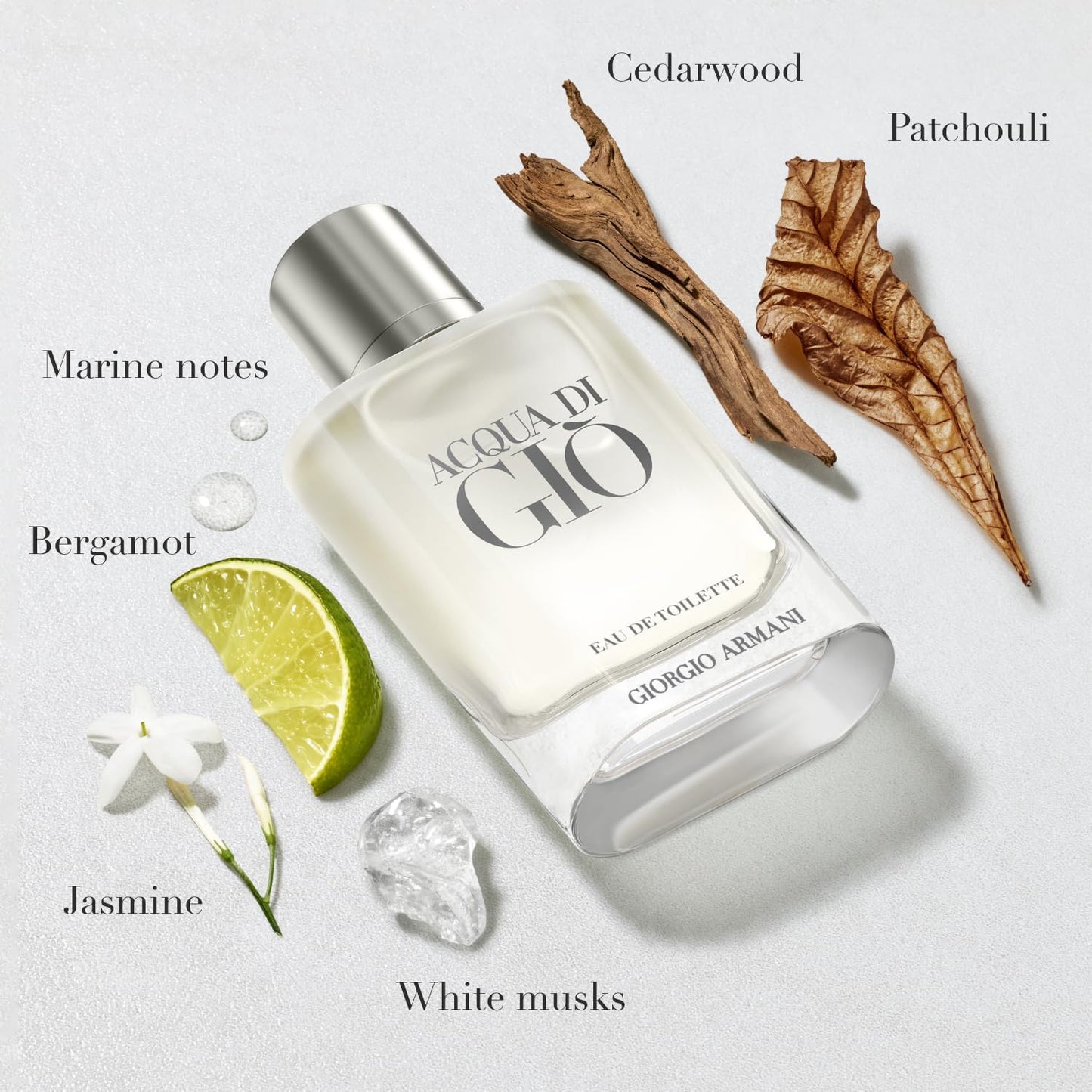 Armani beauty - Acqua di Gio - Eau de Toilette - Cologne for Men - Long Lasting Fragrance with Bergamot notes, Jasmine, White Musks, Patchouli & Cedarwood – 1.6 Fl Oz
