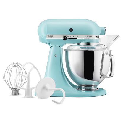 KitchenAid Artisan Series 5 Quart Tilt Head Stand Mixer with Pouring Shield KSM150PS, Mineral Water