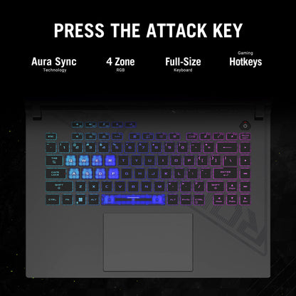 ASUS ROG Strix G16 Gaming Laptop, 165Hz Display, NVIDIA® GeForce RTX™ 4060, Intel Core i7-13650HX, 16GB DDR5, 1TB PCIe Gen4 SSD, Wi-Fi 6E, Windows 11, G614JV-AS74