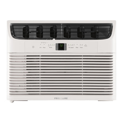 Frigidaire 12,000 BTU Window Air Conditioner with Remote Control, Cools Up to 550 Sq. Ft., Quiet Operation, Eco Mode, 3 Fan Speeds, Auto Restart, White