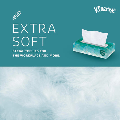 Kleenex Professional Facial Tissue, Bulk (21400), 2-Ply, White, Flat Boxed Format, Designed for Business (100 Tissues/Box, 36 Boxes, 3,600 Sheets/Case)
