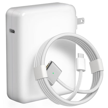 140W Charger for MacBook Pro 16/14 inch Mac Air 15/13 inch 【Original Quality】 2021-2025 M1–M4 2m/6.6FT Magnetic 3 Cable LED & Type C Fast Charger Power Adapter (Between 2021-2025)
