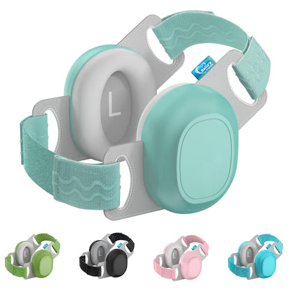 Bella's Friends Baby Ear Protection for Infants & Toddlers(3–48 Months), 24dB Noise Cancelling Headphones, Comfy Earmuffs for Airplane, Party & Sleep, Baby Travel Essential, Infant Gift, Sage Green