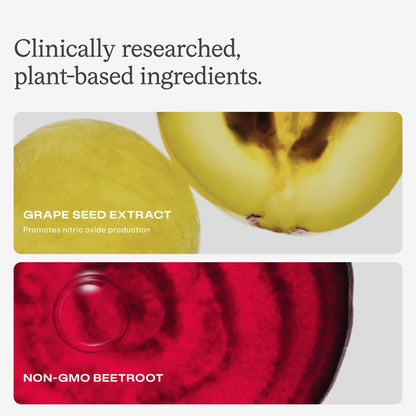 Humann SuperBeets Heart Chews, Nitric Oxide and Blood Pressure Support, Grape Seed Extract & Non-GMO Beet Root Powder Energy Supplement, Pomegranate Berry Flavor, 60 Count