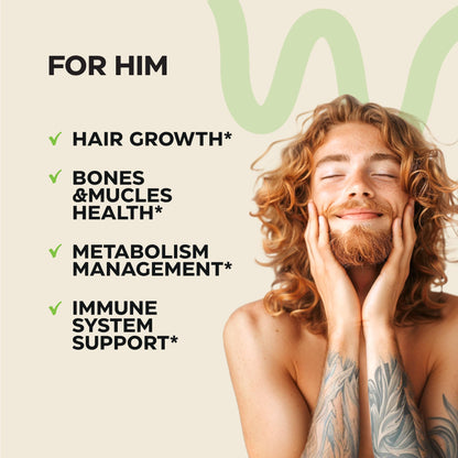 Biotin for Hair Growth Women/Men 12000mcg, Skin & Nails Support Gummies + 70000mcg Collagen Peptides (Collagen Powder in Gummy Form) + 20000mcg Keratin + Retinol, Sugar Free, 120 Gummies (2 Pack)