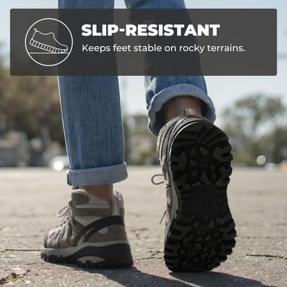 NORTIV 8 Women's Waterproof Hiking Boots Outdoor Trekking Camping Trail Hiking Boots Size 9.5 M US SNHB211W, LIGHT GREY