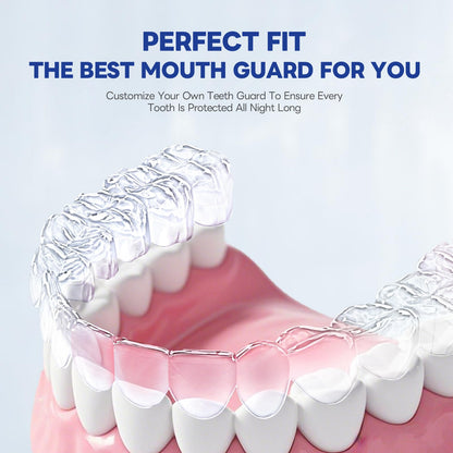 REROIO Anti Grinding Guard, Mouth Guard for Grinding Teeth at Night, Mouth Guard for Sleeping, Perfect fit Night Guards for Teeth Grinding, Reusable Mouthguard for Adults