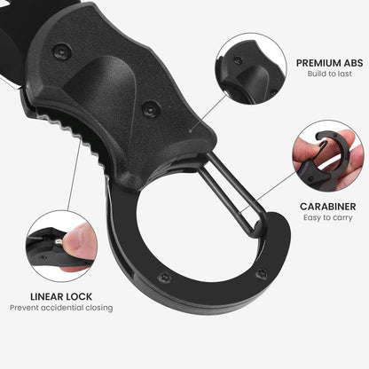 FUNBRO Small Pocket Knife Gift for Men, Keychain Box Cutter with 1.34inch Blade, Mini Folding Knives EDC Gadgets for Everyday Carry, Stocking Stuffers Gift for Adults Men Him