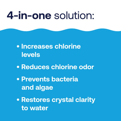 HTH 52037R Pool Care Shock Advanced, Swimming Pool Chemical - Cal Hypo Formula, Prevents Bacteria & Algae, Restores Crystal Clear Water - Shock Treatment, 1lb (12 Pack)