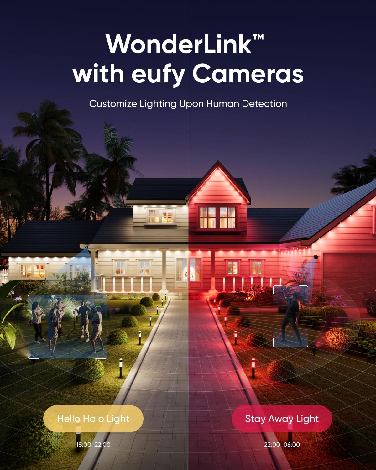 eufy Permanent Outdoor Lights E22, 50ft with 30 Triple-LED Lights