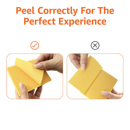 Amazon Basics Mini Rectangular Sticky Notes, 1.5x2 Inches, Bright Colors Self-Stick Pads, Easy to Post for Home, Office, Notebook, 70 sheets/Pad, Pack of 24