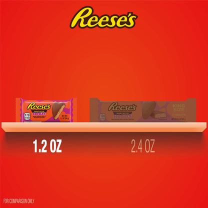 Reese's Milk Chocolate Peanut Butter Hearts, Valentine's Candy Packs, 1.2 oz (6 Count)