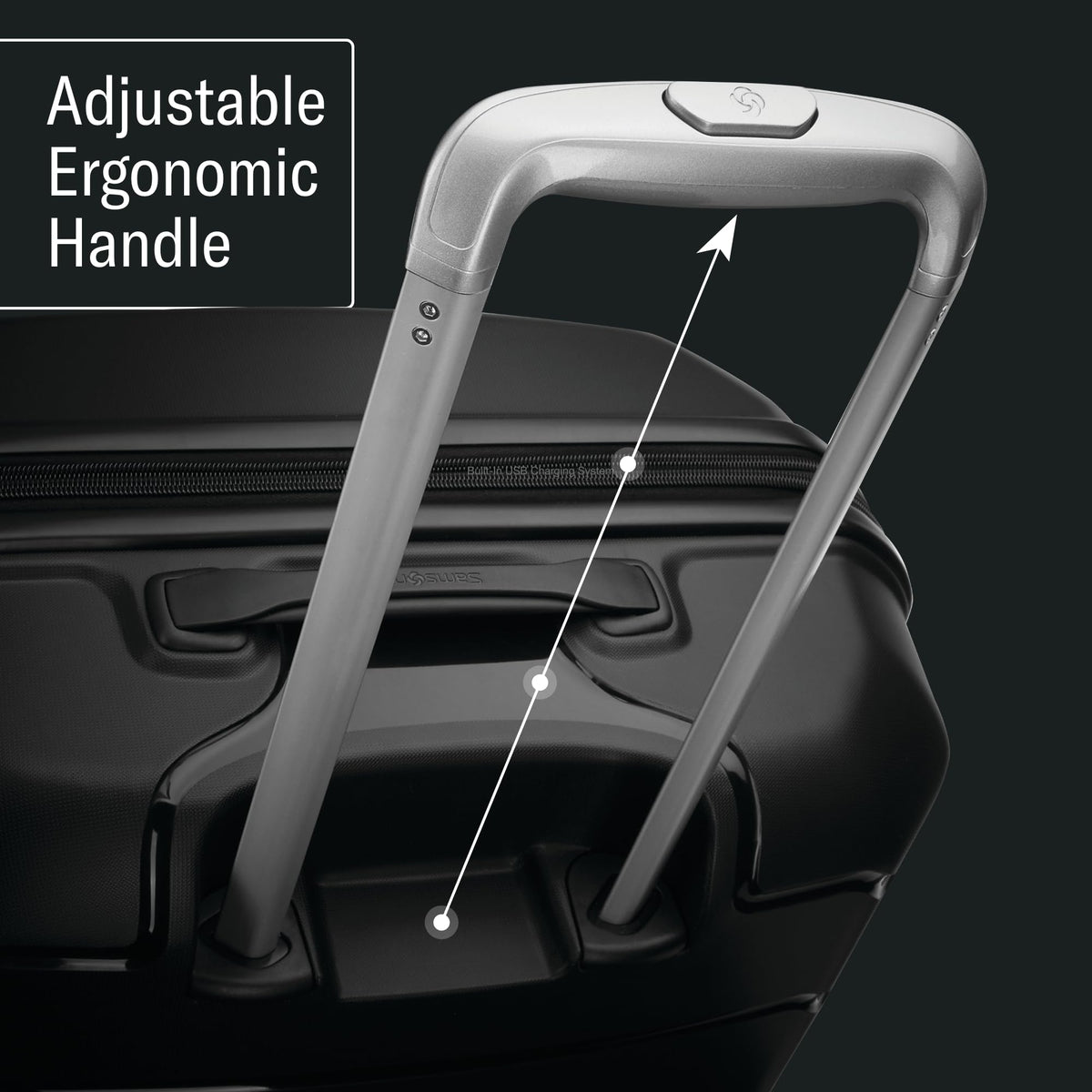Samsonite Freeform 28-Inch Large Luggage with Dual 360° Spinner Wheels - Checked Suitcase - TSA Lock, Airline-Approved - Lightweight Durable Polypropylene Expandable Hardshell - Light Grey