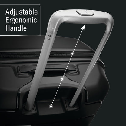 Samsonite Freeform 28-Inch Large Luggage with Dual 360° Spinner Wheels - Checked Suitcase - TSA Lock, Airline-Approved - Lightweight Durable Polypropylene Expandable Hardshell - Light Grey