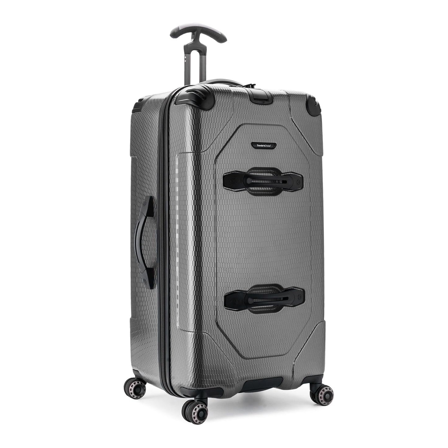 Traveler's Choice Maxporter II 30" Hardside Spinner Trunk Luggage, TSA Lock, Gray