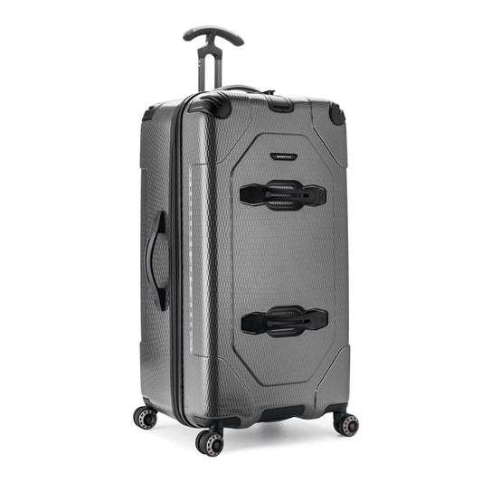 Traveler's Choice Maxporter II 30" Hardside Spinner Trunk Luggage, TSA Lock, Gray