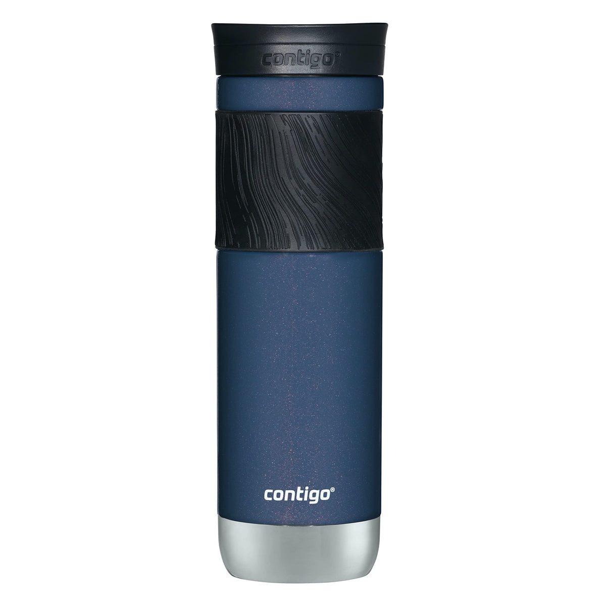 Contigo Byron Insulated Stainless Steel Travel Mug with Leak-Proof Lid, 24oz, Reusable Coffee Cup or Water Bottle, BPA-Free, Long-lasting ThermoLock Insulation, Midnight Berry