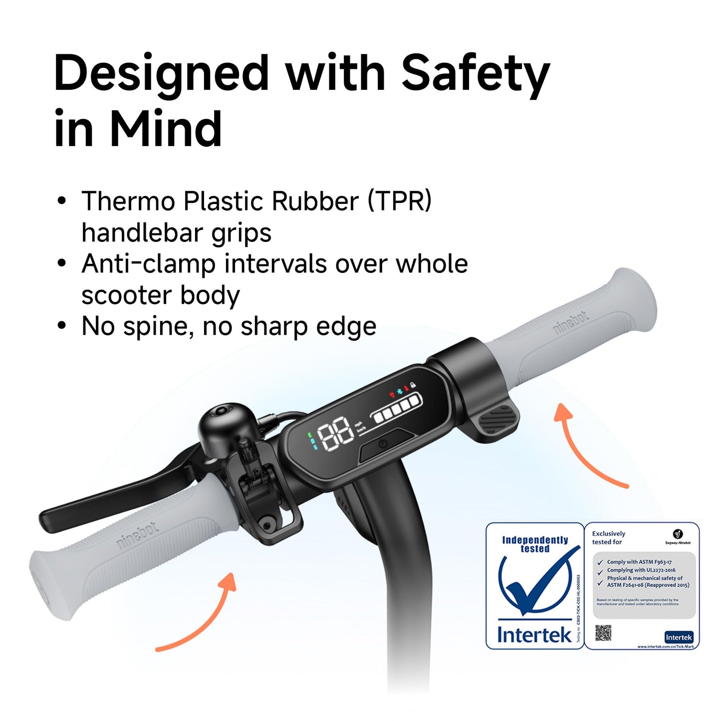 Segway Ninebot eKickScooter C2 Pro w/9.3 mi Max Operating Range & 12.4 mph Max Speed, Kids Electric Scooter Designed for Teens Ages 9+, UL-2272 Certified