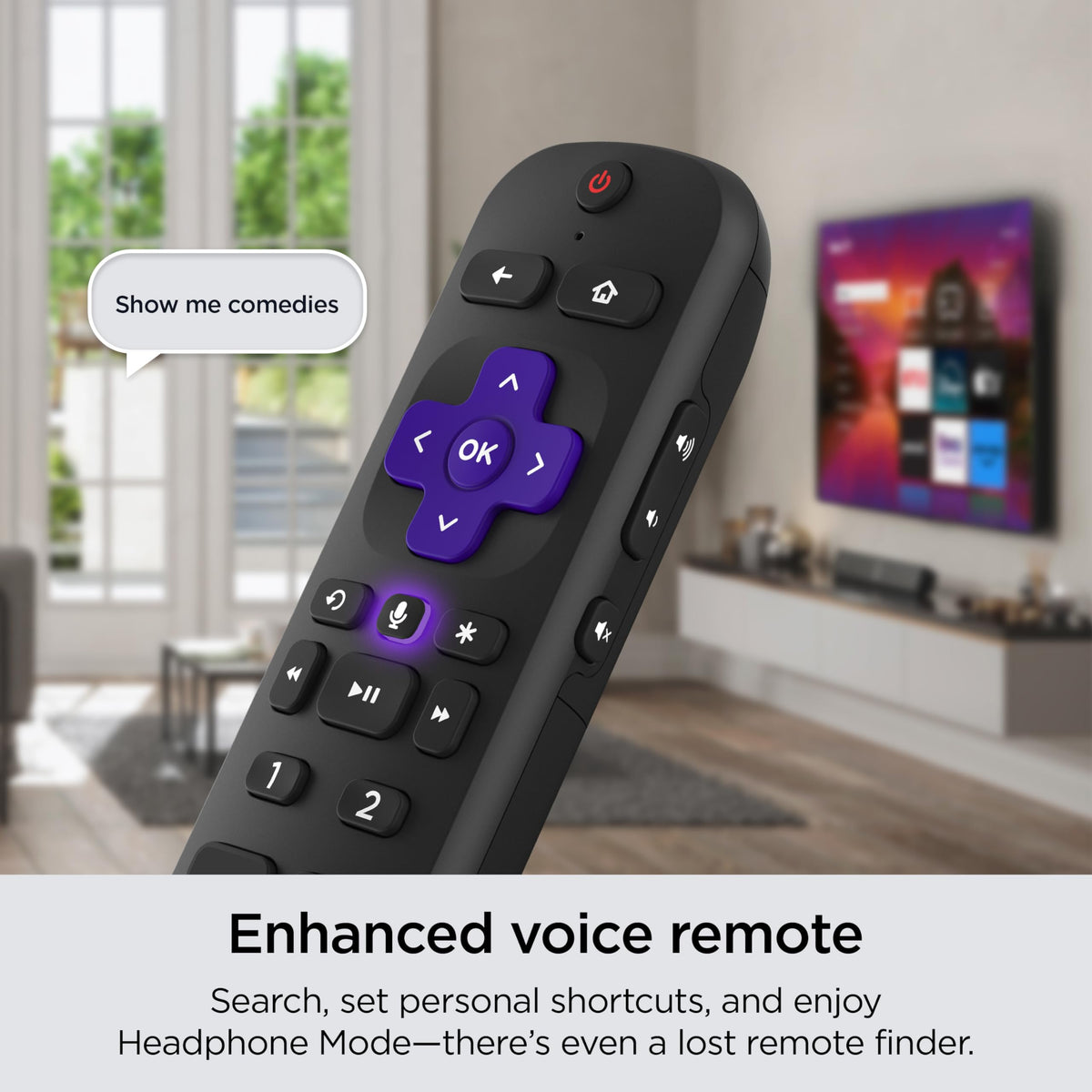 Roku Smart TV – 55-Inch Select Series 4K HDR RokuTV with Roku Enhanced Voice Remote, Brilliant 4K Picture, Automatic Brightness, & Seamless Streaming – Live Local News, Sports, Family Entertainment