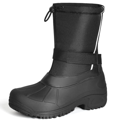 Furuian Insulated Snow Boots for Men Waterproof Winter Boots for Men Outdoor Non Slip Hiking Snow Duck Boot Mens Winter Duck Boot with an Insulated Inner Liner