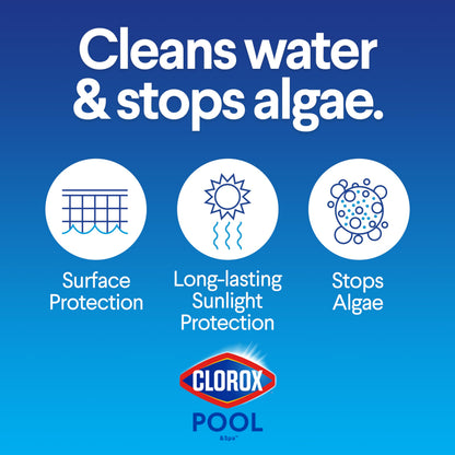 Clorox Pool&Spa XTRABLUE Plus 3” Chlorinating Tablets, Individually Wrapped, Kills Bacteria & Stops Algae (35 LB)