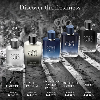 Armani beauty - Acqua di Gio - Eau de Toilette - Cologne for Men - Long Lasting Fragrance with Bergamot notes, Jasmine, White Musks, Patchouli & Cedarwood – 1.6 Fl Oz