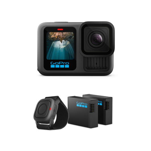 GoPro HERO13 Black Action Bundle - Includes 2 Enduro Batteries and Waterproof Shutter Remote
