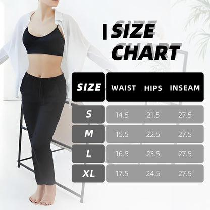 Stanpetix Joggers for Women with Pockets - Black Sports Pants Sweatpants for Running Exercise (Black,XL)